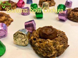 Healthy Banana Split cookie recipe - gluten free!