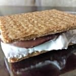 Best s'mores ever with homemade marshmallow fluff and nutella