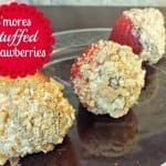 S'more stuffed strawberry recipe is easy and a great treat for Memorial Day or any other gathering