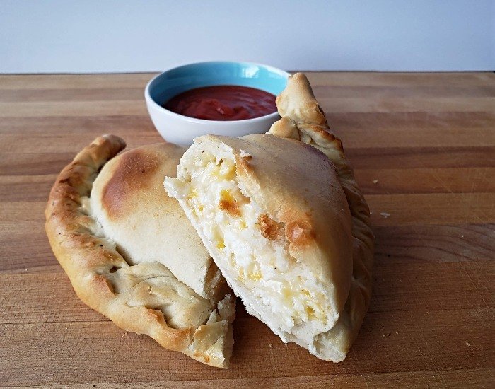Homemade calzone