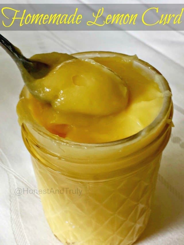Recipe for homemade lemon curd - perfect filling for cakes and pies