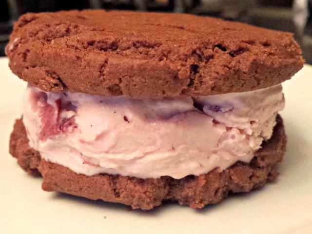 Perfect ice cream sandwich