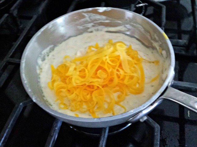Add cheese just a bit at a time