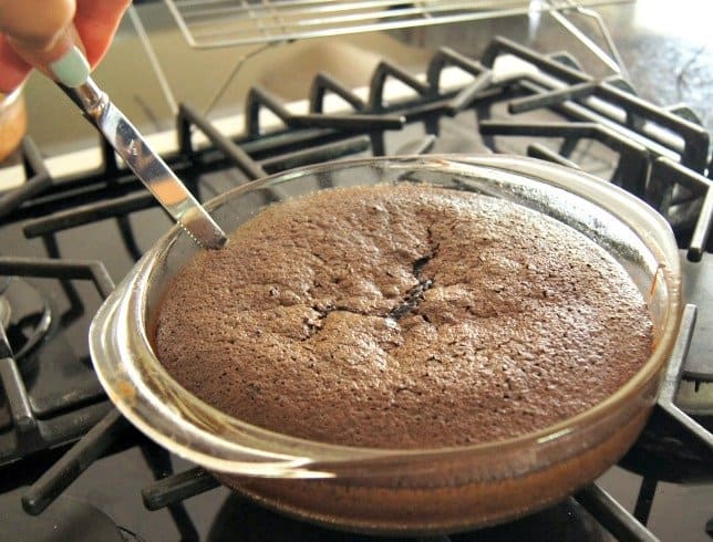 Use a knife to loosen cakes before removing from pans