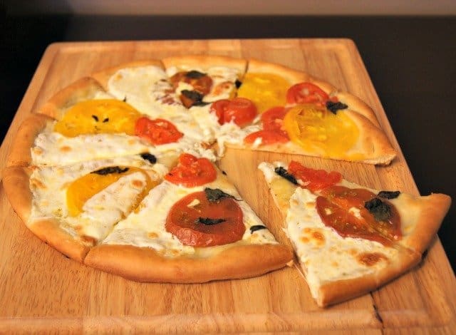 Delicious looking homemade pizza