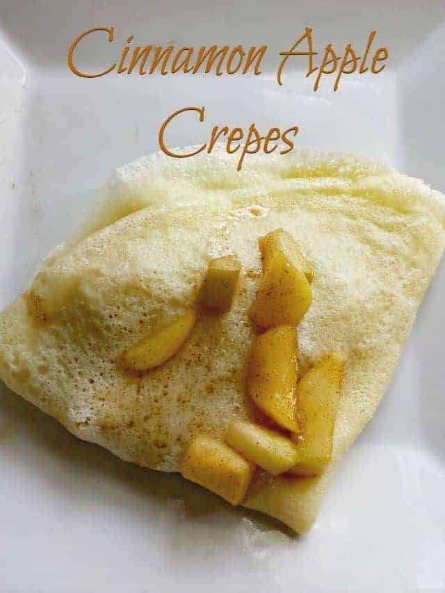 Cinnamon Apple Crepe Recipe