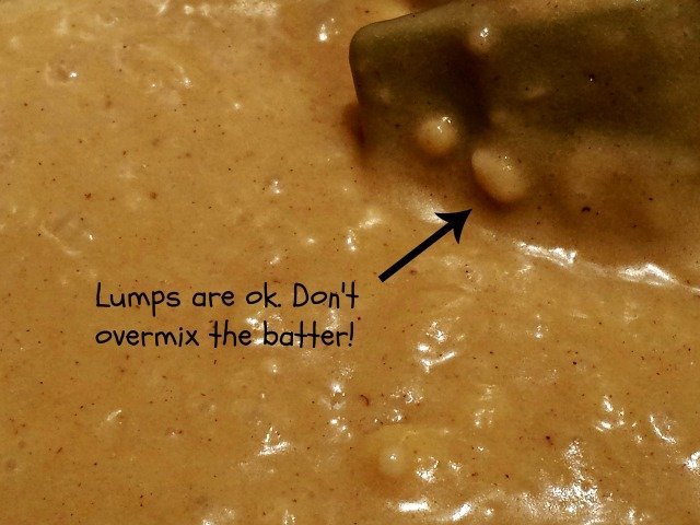 Lumps in your donut batter are fine