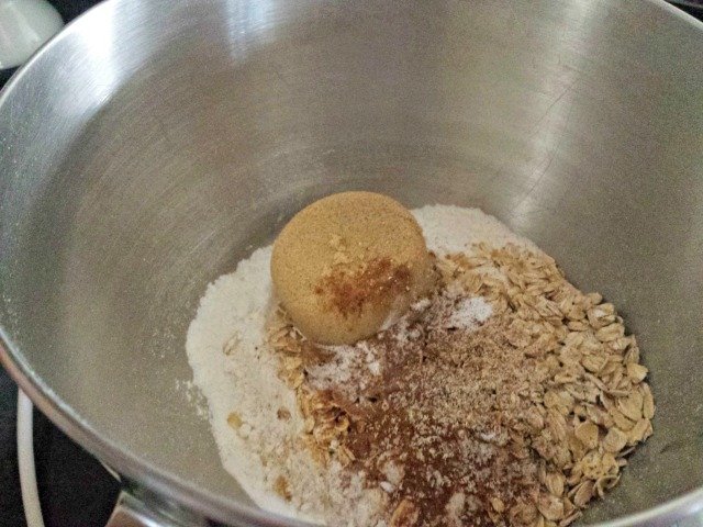 Pumpkin scone ingredients