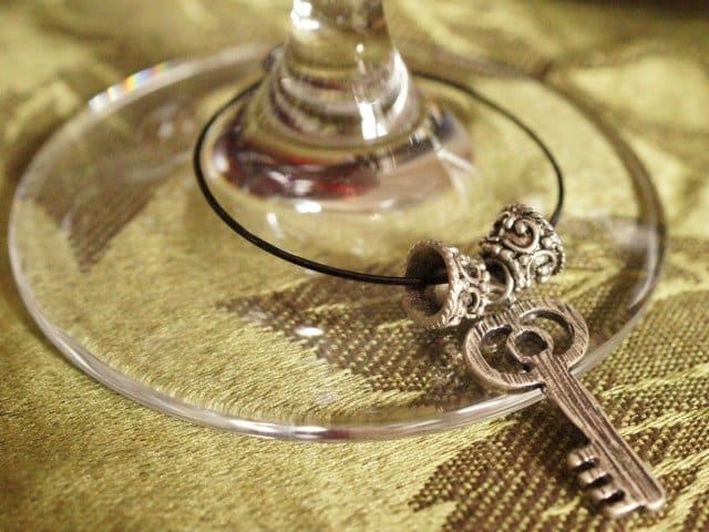 homemade wine charm