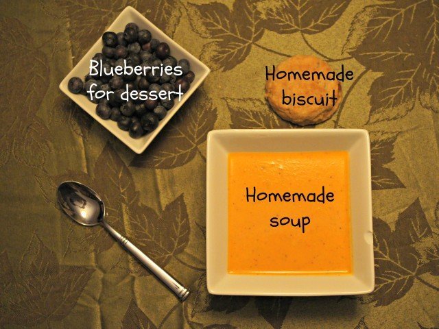 Blueberries for dessert