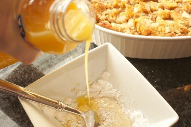 Mix orange glaze