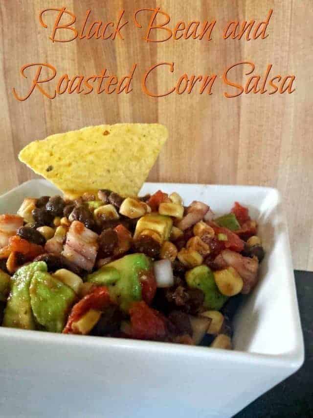 Black Bean and Roasted Corn Salsa recipe ready in under 15 minutes
