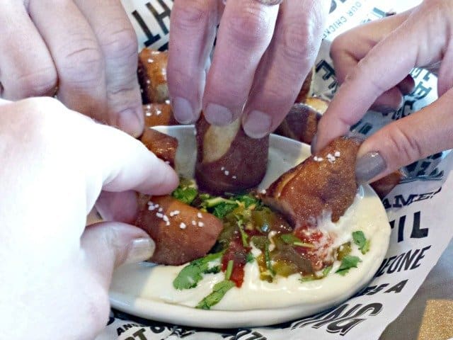 Attacking the pretzel bites