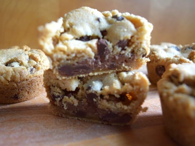 giant candy bar stuffed cookies