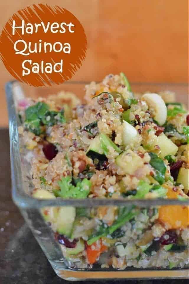 Harvest quinoa salad recipe
