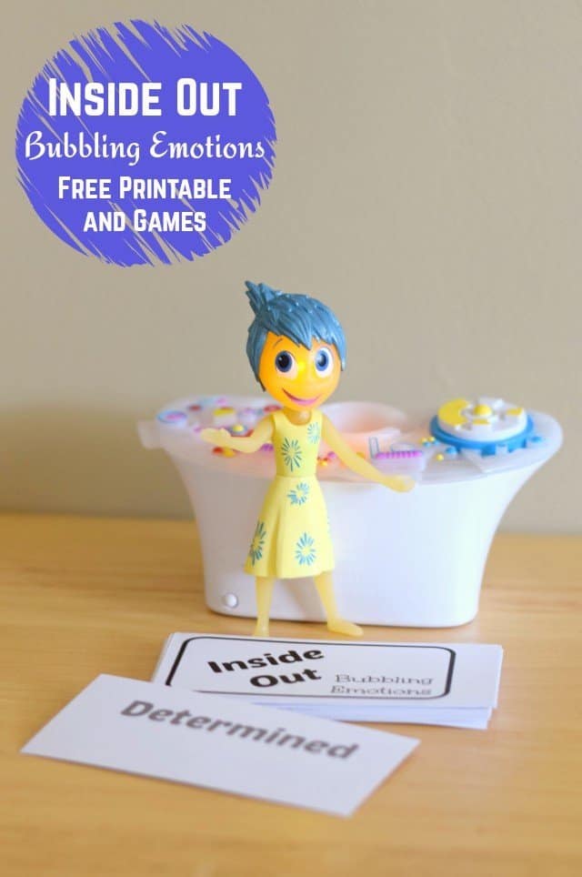 Inside Out Bubbling Emotions Printable and Games