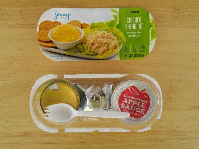 Packaging of a Jenny Craig Weight Loss Starter Kit Lunch