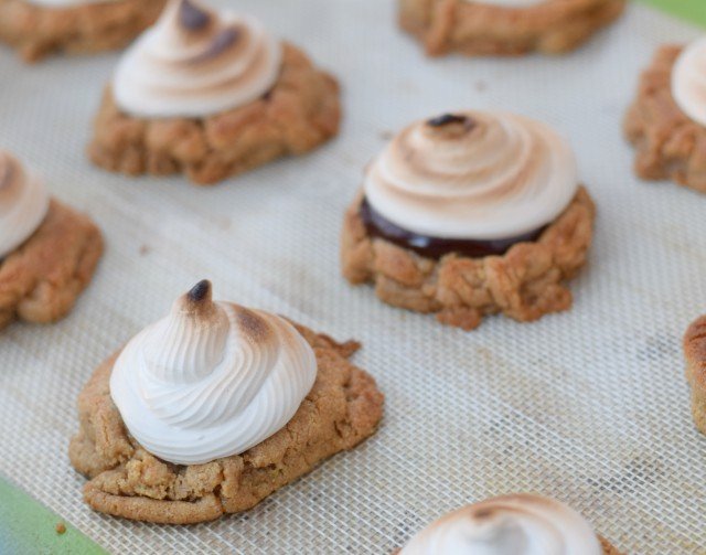 Toast the marshmallow tops
