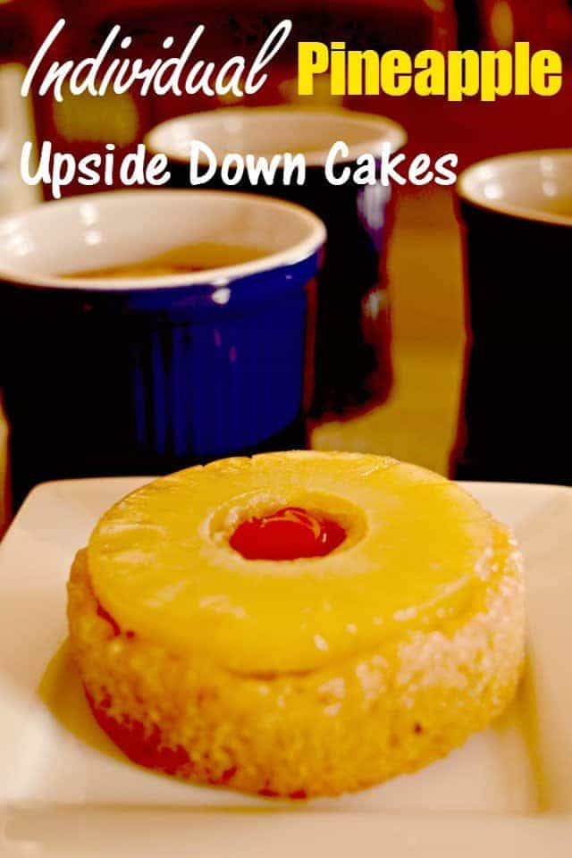 Mini Pineapple Upside down cakes