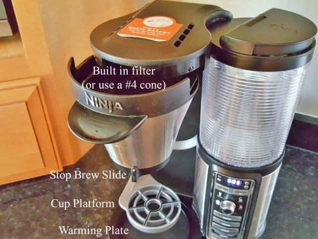 More features of the Ninja Coffee Bar