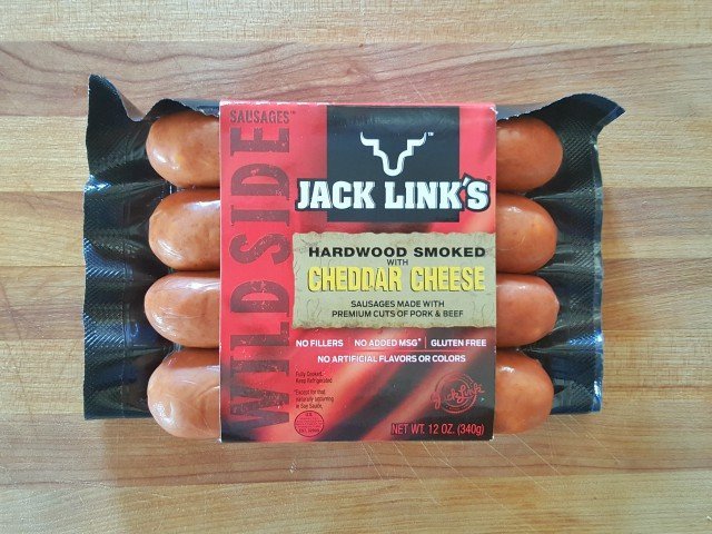 Jack Link's Wild Side Sausages Cheddar Flavor