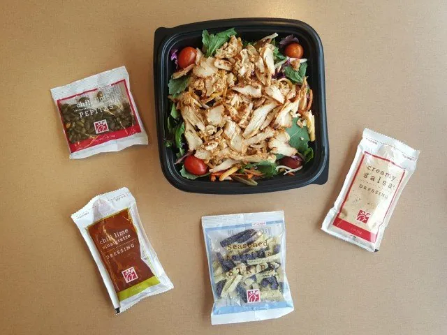 What you get with the Chick-fil-A southwest salad