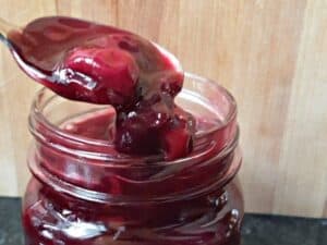 Delicious homemade cherry syrup
