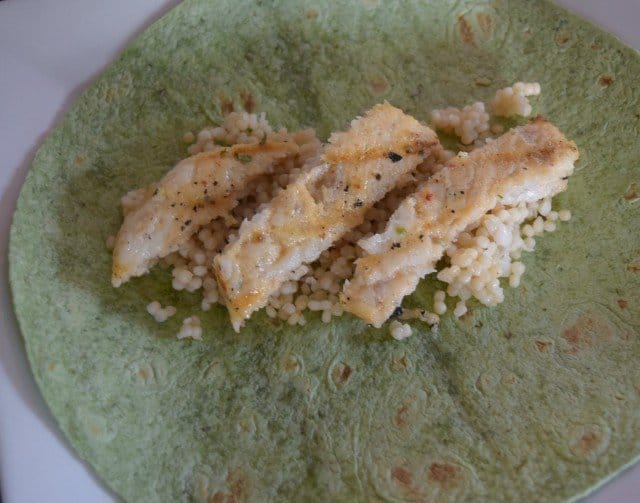 Add pollock to your Mediterranean wraps