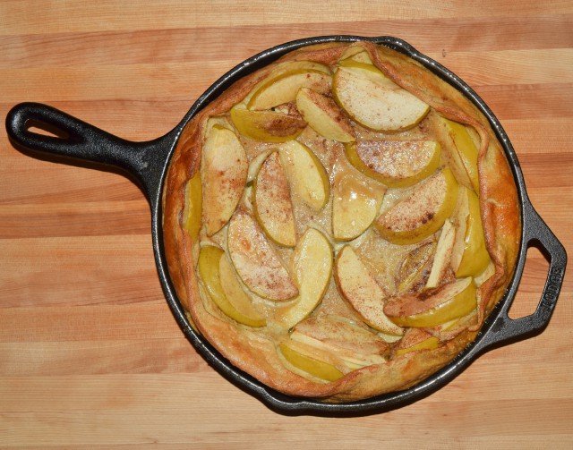Homemade Dutch Apple Pancake