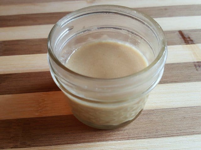 Homemade tahini