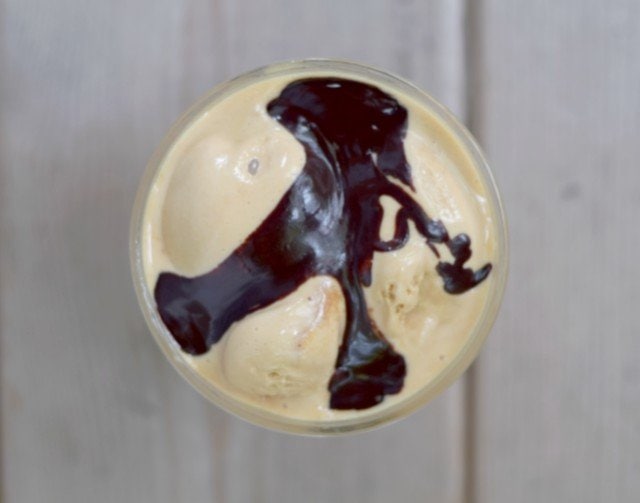 Amazingly delicious espresso hot fudge sauce