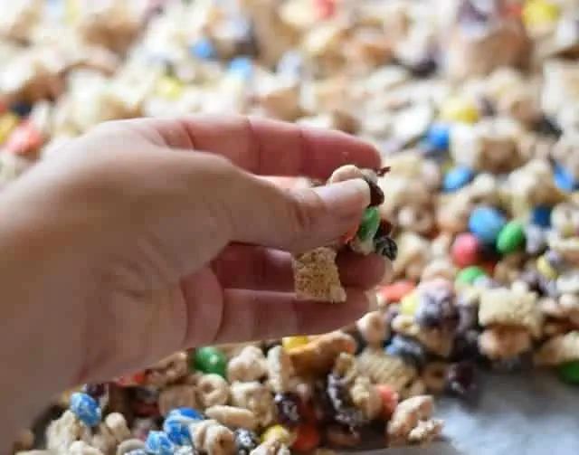 Test the party mix to see if it has hardened