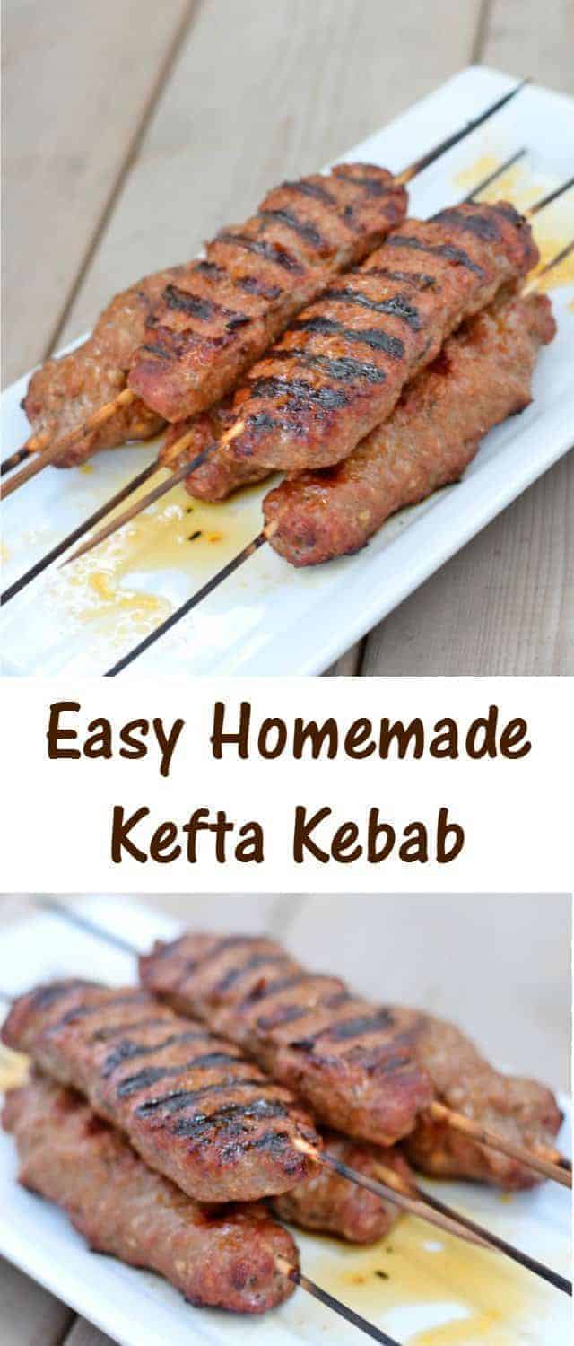 Easy to make kefta kebabs recipe for great kid friendly Middle Eastern alternative to a traditional hamburger or meatloaf. Ready in 30 minutes and gluten free and allergy friendly