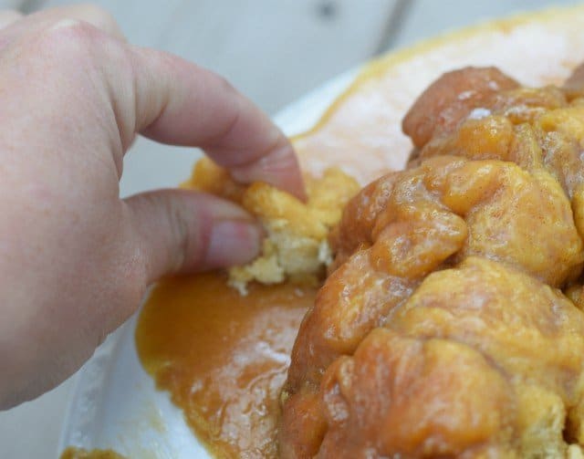 Best part is getting the extra caramel sauce