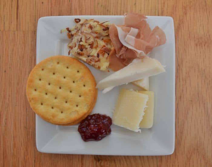 Perfect holiday appetizer plate