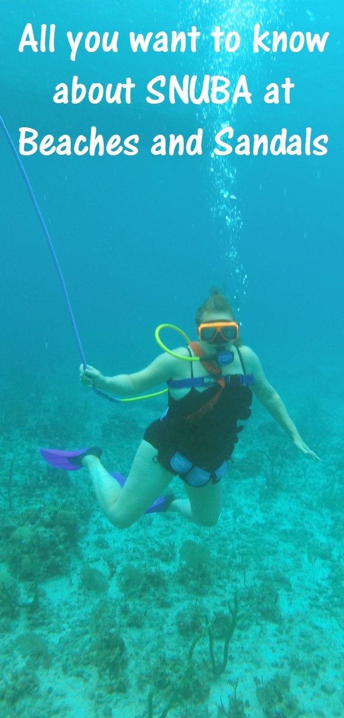 All you need to know before you sign up for Beaches SNUBA activity. This new watersport is a cross between snorkeling and SCUBA diving. You can find it at select Sandals Resorts and Beaches Resorts for the ultimate vacation experience.