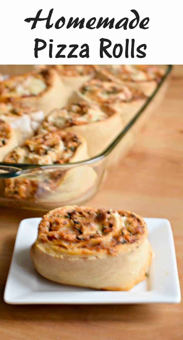 Delicious homemade pizza rolls recipe. This is the perfect mashup between delicious cinnamon rolls and a fun family pizza night. Customize to fit your tastes, and love the easy prep compared to traditional homemade pizzas.