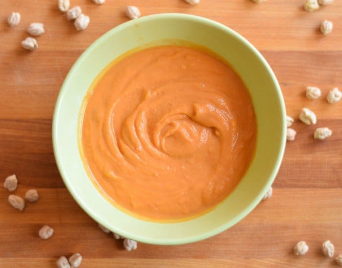 Enjoy a bowl of creamy chickpea tomato soup from your Instant Pot