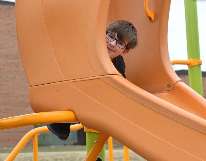 Playground benefits include encouraging creative play