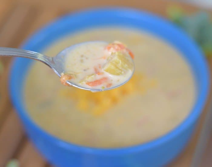 Weeknight broccoli cheddar soup recipe