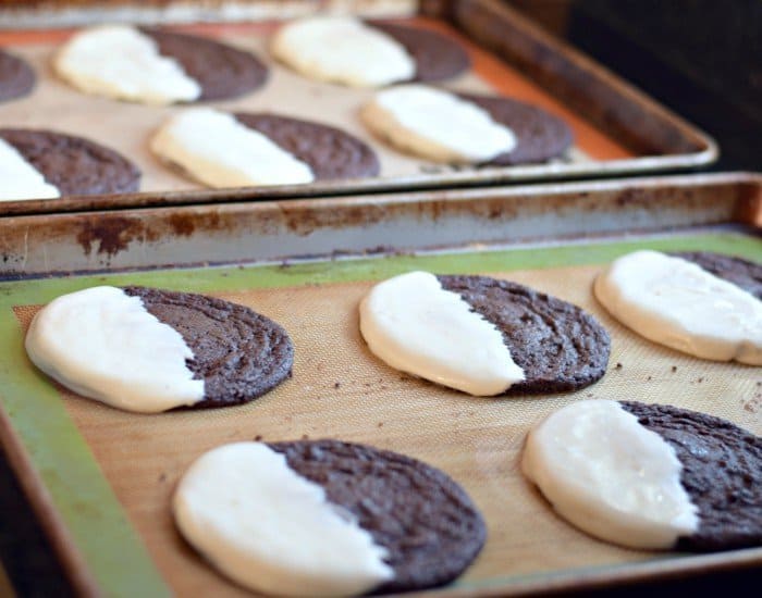 Triple chocolate dipped cookies recipe
