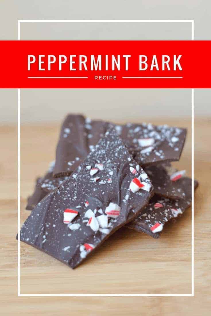 Easy Peppermint Bark Recipe Gluten free and dairy free holiday treat