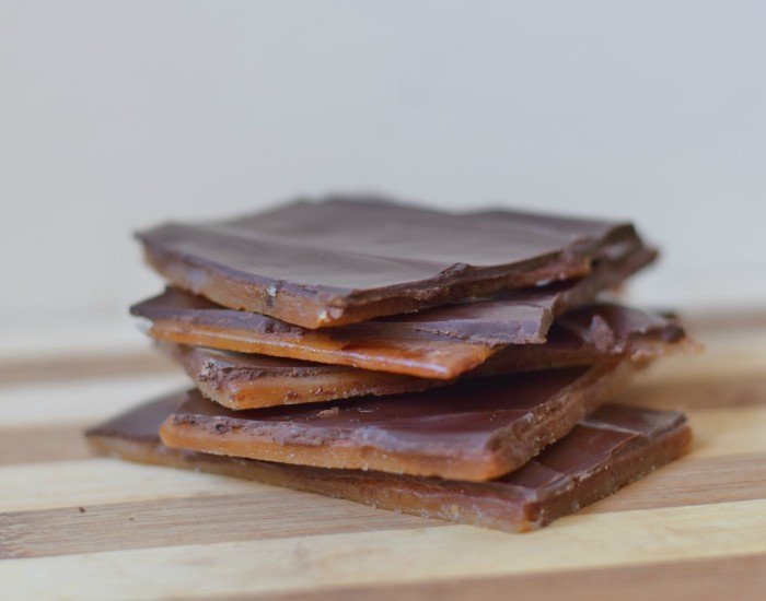 Homemade nut free english toffee recipe