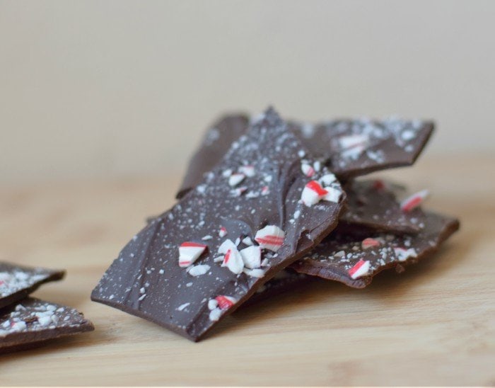 Make peppermint bark for the holidays