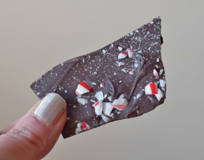 Tasty dark chocolate peppermint bark recipe