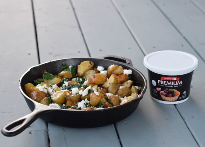 Oven roasted potatoes with lard