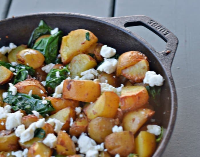 Perfect skillet potatoes with flavor