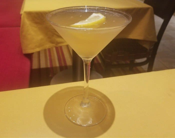 Green tea martini JiJi Asian Kitchen