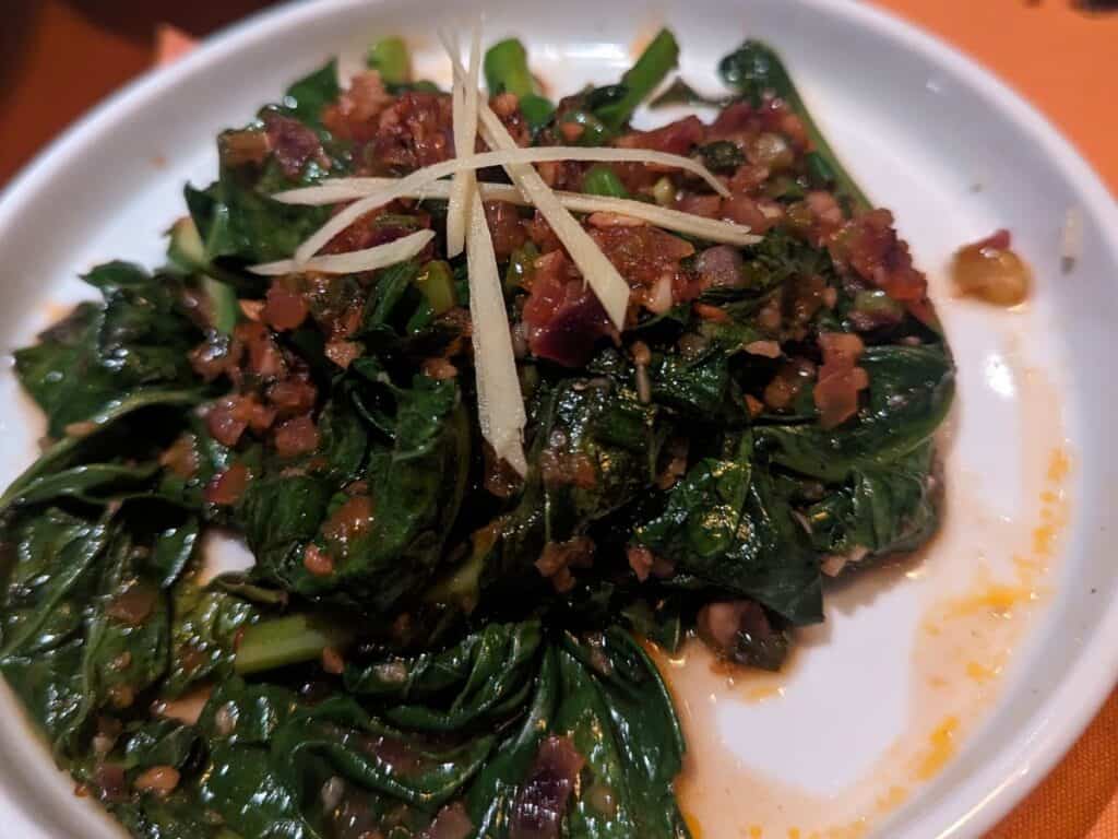 Image shows JiJi Asian Kitchen Chinese Broccoli on a plate.