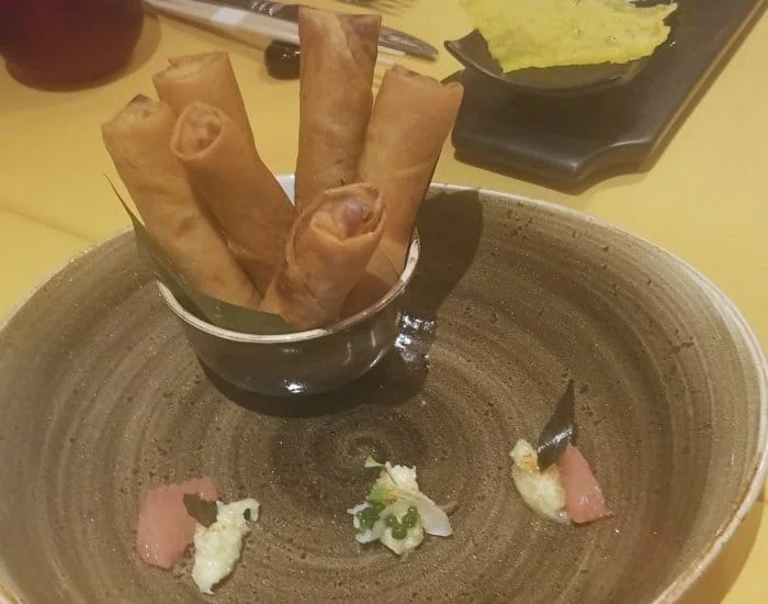 JiJi Asian Kitchen spring rolls